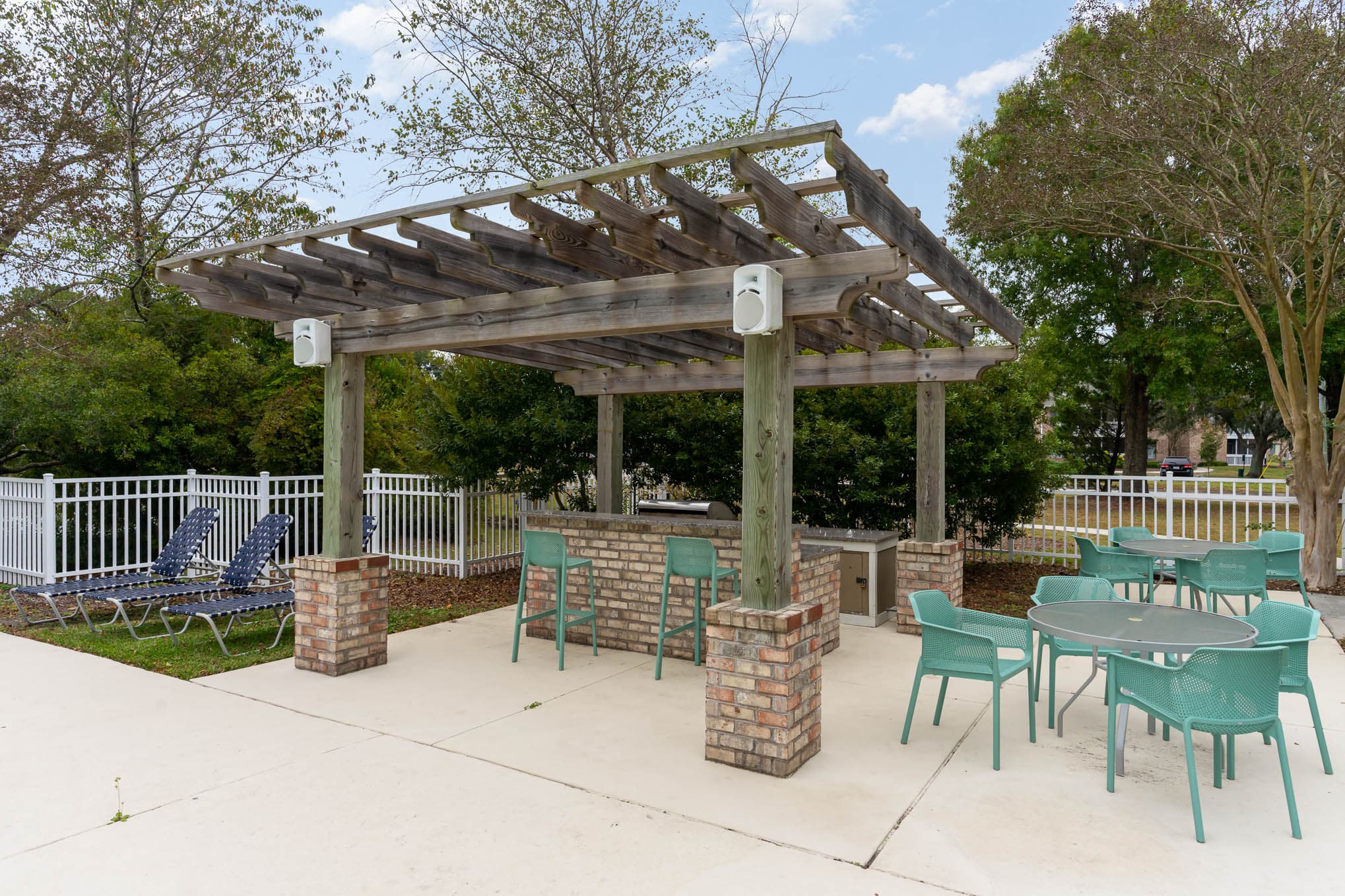 Pergola and Grilling Area